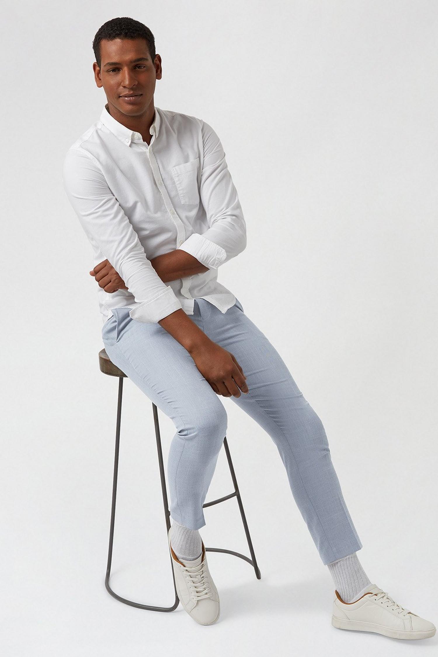 light grey skinny joggers